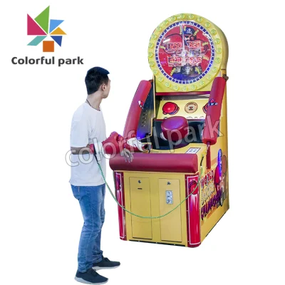 Équipement d'amusement d'intérieur de jeu de boxe à pièces de parc coloré à vendre