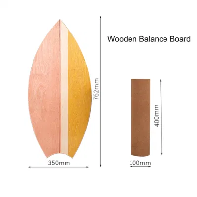 Planche d'équilibre en bois, planche oscillante pour skateboard, hockey, snowboard, surf