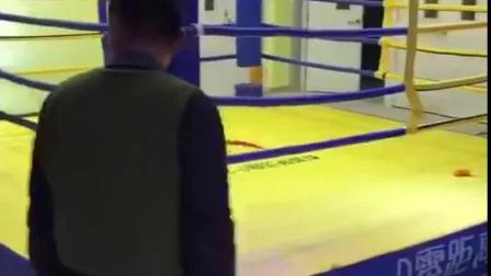 Usine de formation d'équipement de boxe 2021 avec anneau de boxe au sol imprimé avec logo personnalisé